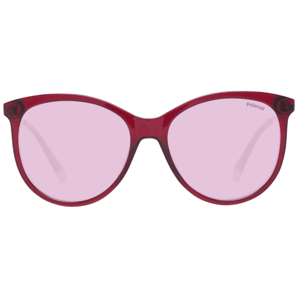 Polaroid Sonnenbrille PLD 4131/S/X 57MU10F – Frontansicht mit Polycarbonat Rahmen und Rosa Gläsern