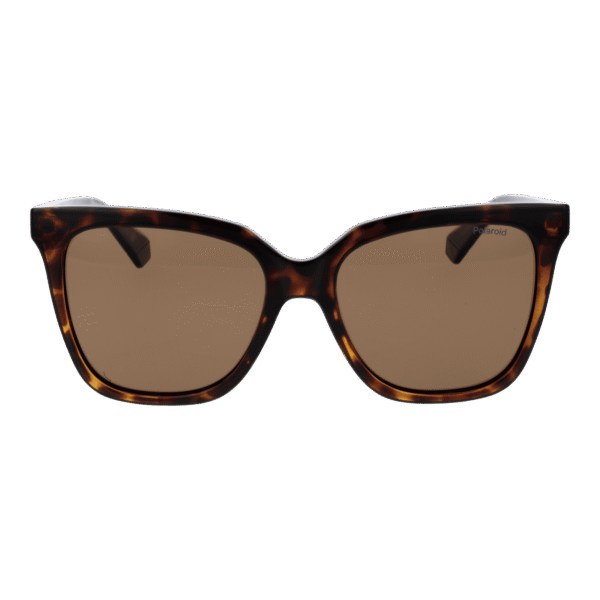 Polaroid Sonnenbrille PLD 4155/S/X 55086SP – Frontansicht mit Polycarbonat Rahmen und Bronze Gläsern
