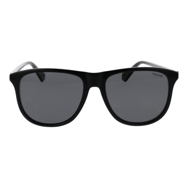 Polaroid Sonnenbrille PLD 4178/S 55807M9 – Frontansicht mit Polycarbonat Rahmen und Grau Gläsern