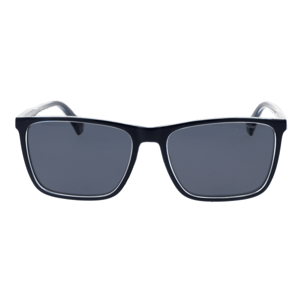 Polaroid Sonnenbrille PLD 4180/S 58OXZC3 – Frontansicht mit Polycarbonat Rahmen und Blau Gläsern