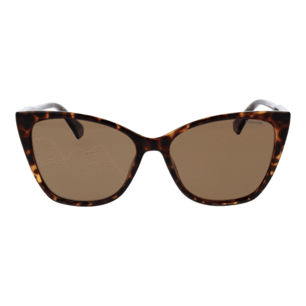Polaroid Sonnenbrille PLD 4181/S 56086SP – Frontansicht mit Polycarbonat Rahmen und Bronze Gläsern