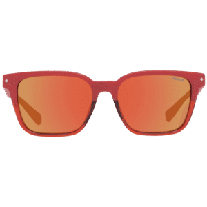 Polaroid Sonnenbrille PLD 6044/F/S 55C9A – Frontansicht mit Kunststoff Rahmen und Rot Gläsern
