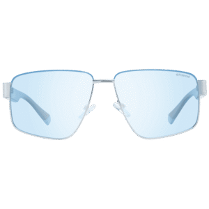 Polaroid Sonnenbrille PLD 6121/S 58KUF – Frontansicht mit Metall & Kunststoff Rahmen und Blau Gläsern