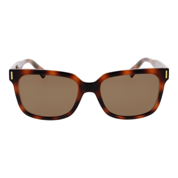 Polaroid Sonnenbrille PLD 6191/S 54086SP – Frontansicht mit Polycarbonat Rahmen und Bronze Gläsern