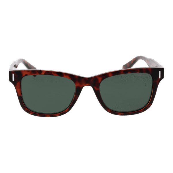Polaroid Sonnenbrille PLD 6206/S 51086UC – Frontansicht mit Karbon Rahmen und Grün Gläsern