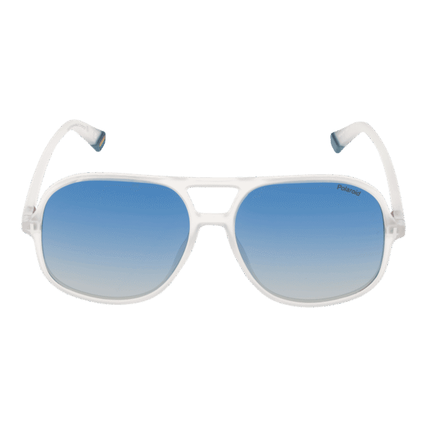 Polaroid Sonnenbrille PLD 6217/S 572M4Z7 – Frontansicht mit Eco Polycarbonat Rahmen und Blau Gläsern
