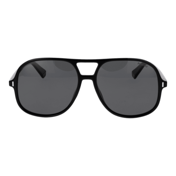 Polaroid Sonnenbrille PLD 6217/S 57807M9 – Frontansicht mit Eco Polycarbonat Rahmen und Grau Gläsern