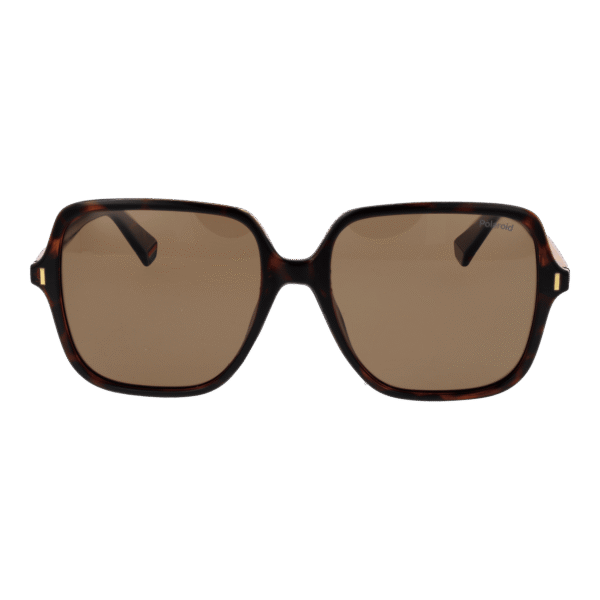 Polaroid Sonnenbrille PLD 6219/S 56086SP – Frontansicht mit Eco Polycarbonat Rahmen und Bronze Gläsern