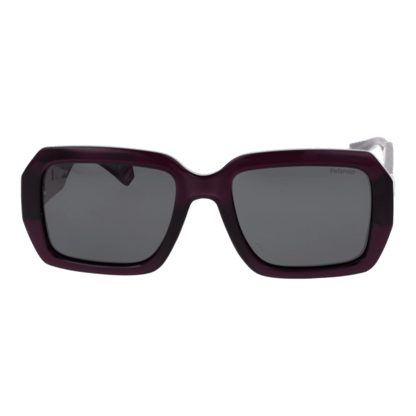 Polaroid Sonnenbrille PLD 6223/S/X 54B3VM9 – Frontansicht mit Kunststoff Rahmen und Grau Gläsern