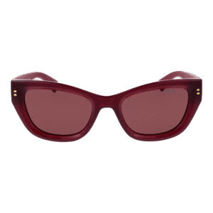 Polaroid Sonnenbrille PLD 6237/S/X 528CQKL – Frontansicht mit Polycarbonat Rahmen und Lila Gläsern