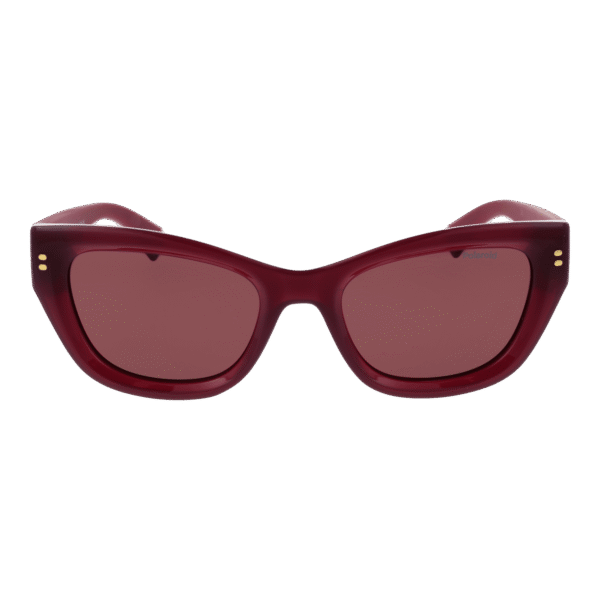 Polaroid Sonnenbrille PLD 6237/S/X 528CQKL – Frontansicht mit Polycarbonat Rahmen und Lila Gläsern