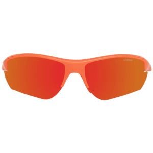 Polaroid Sonnenbrille PLD 7026/S 722M5OZ – Frontansicht mit Polycarbonat Rahmen und Rot Gläsern