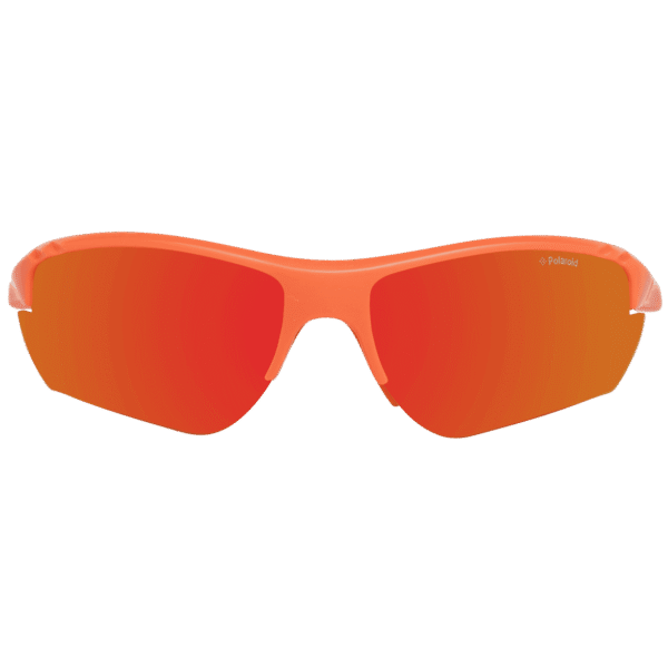 Polaroid Sonnenbrille PLD 7026/S 722M5OZ – Frontansicht mit Polycarbonat Rahmen und Rot Gläsern