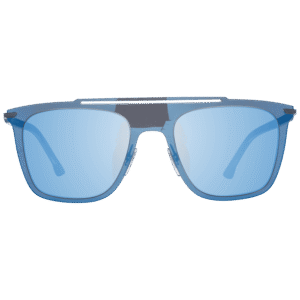 Police Sonnenbrille PL581M 52627B – Frontansicht mit Metall & Kunststoff Rahmen und Blau Gläsern