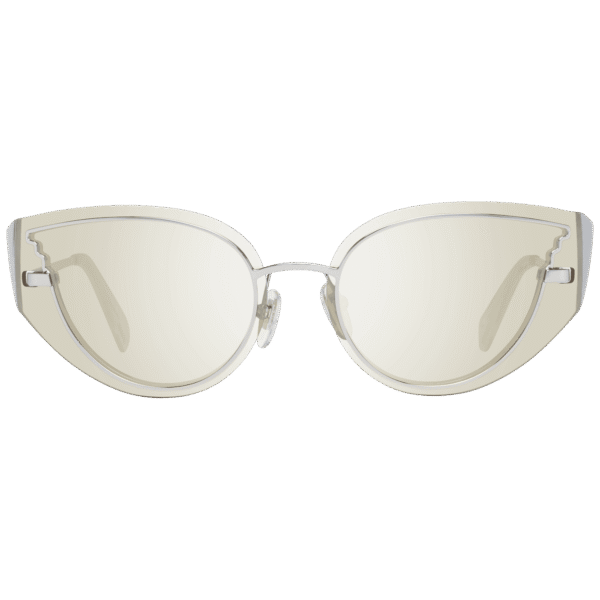 Police Sonnenbrille PL939 63594G – Frontansicht mit Metall & Kunststoff Rahmen und Gold Gläsern