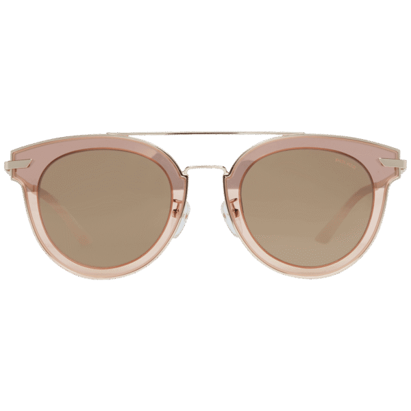 Police Sonnenbrille SPL543G50300R – Frontansicht mit Metall & Kunststoff Rahmen und Grau Gläsern