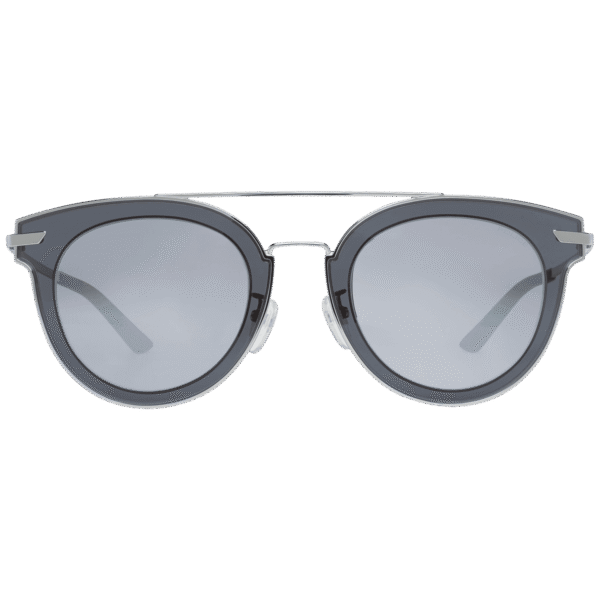 Police Sonnenbrille SPL543G50579K – Frontansicht mit Metall & Kunststoff Rahmen und Silber Gläsern