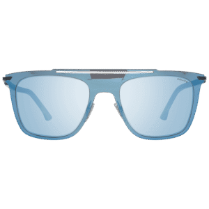 Police Sonnenbrille SPL581 52627B – Frontansicht mit Kunststoff Rahmen und Blau Gläsern