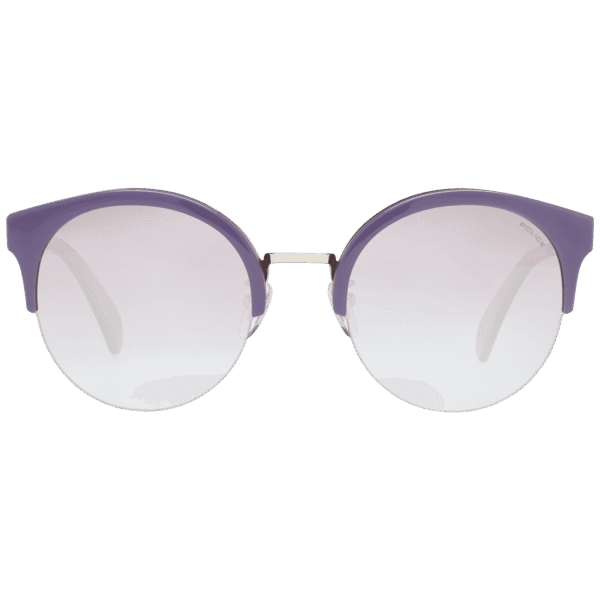 Police Sonnenbrille SPL615 61300X – Frontansicht mit Metall & Kunststoff Rahmen und Rosé Gold Gläsern