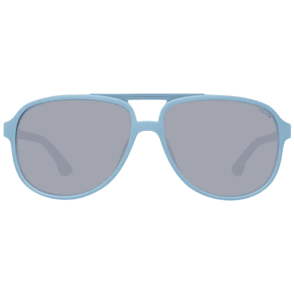 Police Sonnenbrille SPL962 607H1X – Frontansicht mit Kunststoff Rahmen und Grau Gläsern
