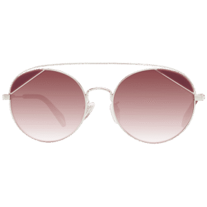 Police Sonnenbrille SPLA94 54300Y – Frontansicht mit Metall Rahmen und Burgunder Gläsern