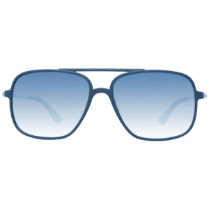 Police Sonnenbrille SPLD40M 599NQP – Frontansicht mit Kunststoff Rahmen und Blau Gläsern