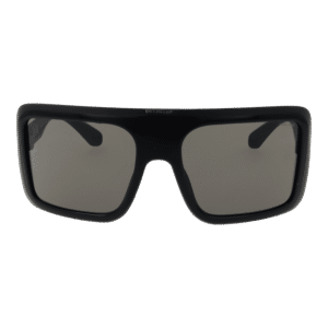 Police Sonnenbrille SPLF62M6107V4 – Frontansicht mit Kunststoff Rahmen und Grau Gläsern