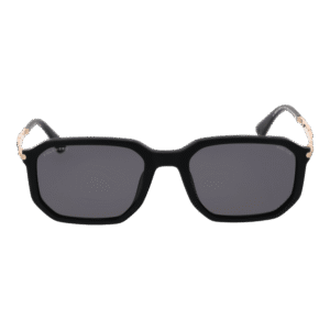 Police Sonnenbrille SPLF67M55703P – Frontansicht mit Metall Rahmen und Grau Gläsern