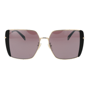 Police Sonnenbrille SPLL37E56300X – Frontansicht mit Metall Rahmen und Rosa Gläsern