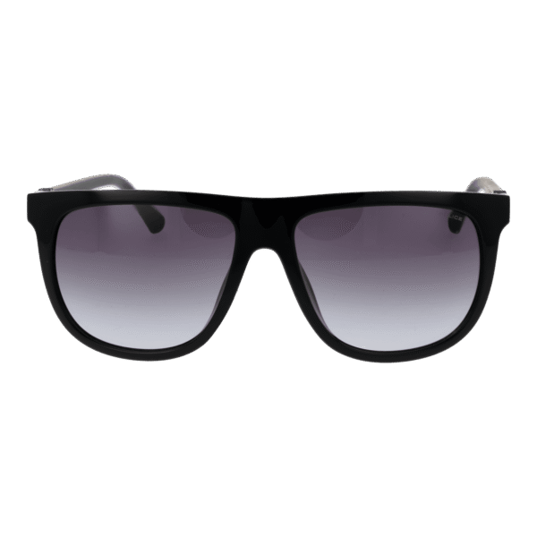 Police Sonnenbrille SPLN33 590Z42 – Frontansicht mit Kunststoff Rahmen und Grau Gläsern