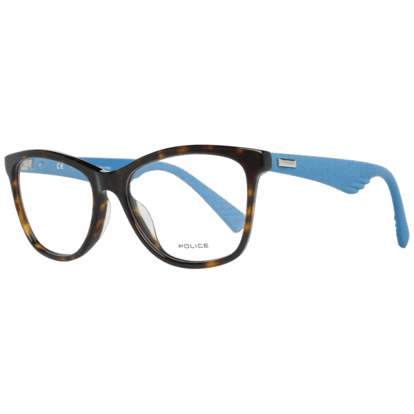 Police )} Brille VPL414 52722Y in Braun