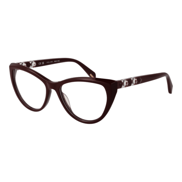 Police )} Brille VPLL31M530G96 in Burgunder