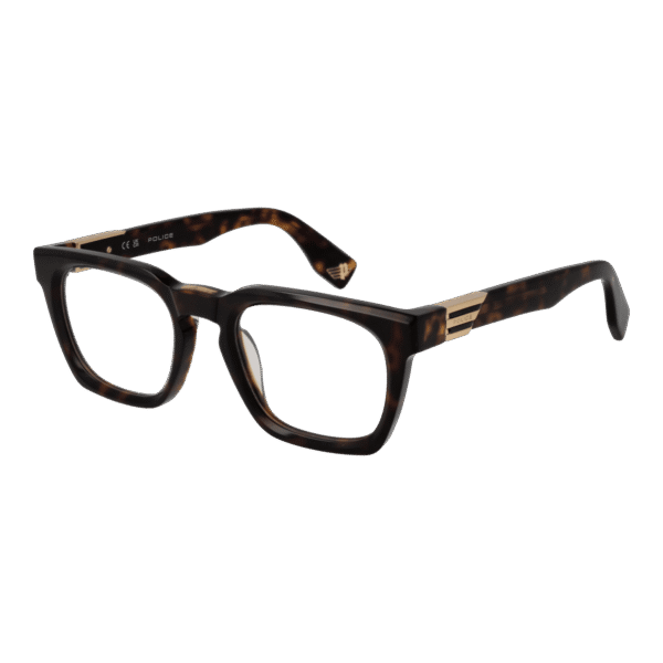Police Brille VPLN64 510706 – 45° Seitenansicht Police )} Brille VPLN64 510706 in Braun