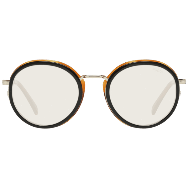 Pucci Sonnenbrille EP0046-O 4905E – Frontansicht mit Metall & Kunststoff Rahmen und Braun Gläsern