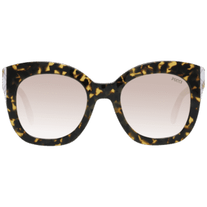 Pucci Sonnenbrille EP0097 5152F – Frontansicht mit Kunststoff Rahmen und Beige Gläsern