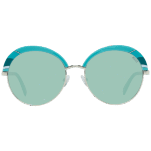 Pucci Sonnenbrille EP0102 5789P – Frontansicht mit Metall & Kunststoff Rahmen und Grün Gläsern