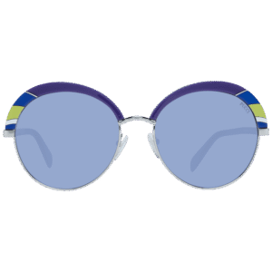 Pucci Sonnenbrille EP0102 5792W – Frontansicht mit Metall & Kunststoff Rahmen und Blau Gläsern