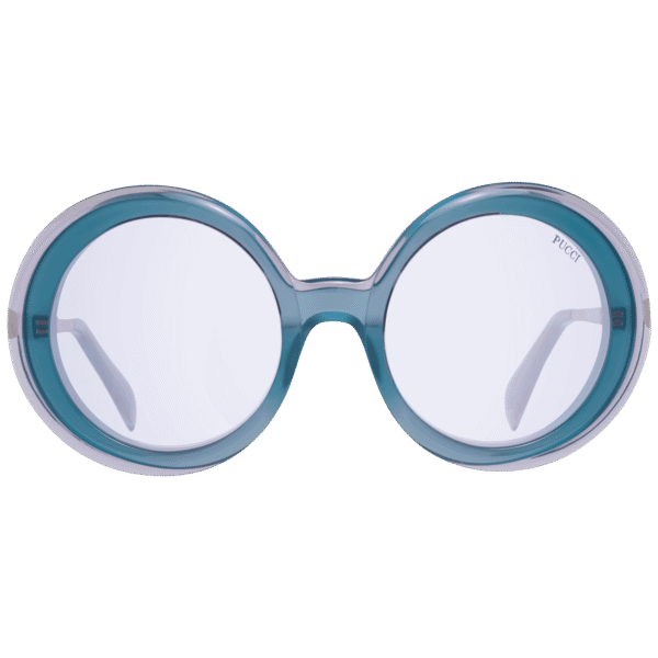 Pucci Sonnenbrille EP0110 5780Y – Frontansicht mit Metall & Kunststoff Rahmen und Lila Gläsern