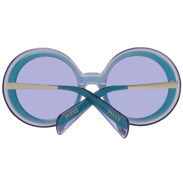 Rückansicht der Pucci Sonnenbrille EP0110 5780Y – Metall & Kunststoff Rahmen