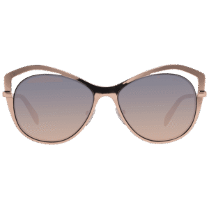 Pucci Sonnenbrille EP0130 5628B – Frontansicht mit Metall Rahmen und Grau Gläsern