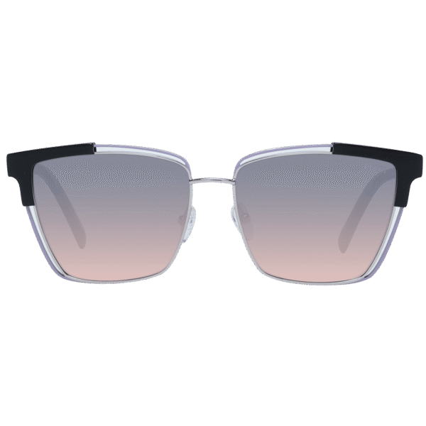 Pucci Sonnenbrille EP0171 5705B – Frontansicht mit Azetat & Metall Rahmen und Grau Gläsern