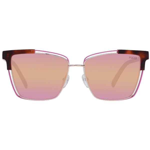 Pucci Sonnenbrille EP0171 5756T – Frontansicht mit Azetat & Metall Rahmen und Mehrfarbig Gläsern