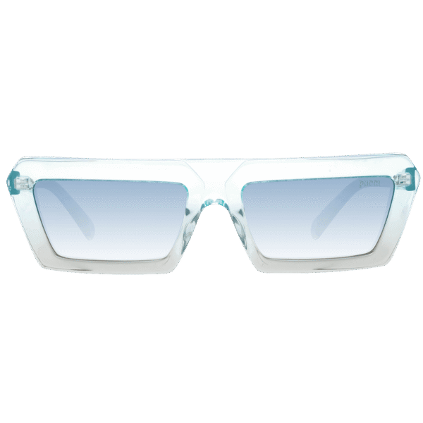 Pucci Sonnenbrille EP0175 5689P – Frontansicht mit Kunststoff Rahmen und Türkis Gläsern