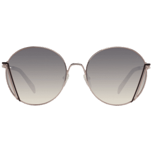 Pucci Sonnenbrille EP0180 5828B – Frontansicht mit Metall Rahmen und Grau Gläsern