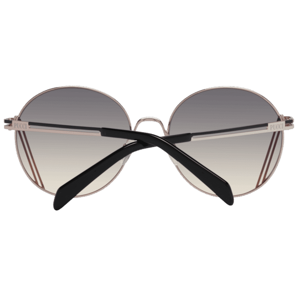 Rückansicht der Pucci Sonnenbrille EP0180 5828B – Metall Rahmen
