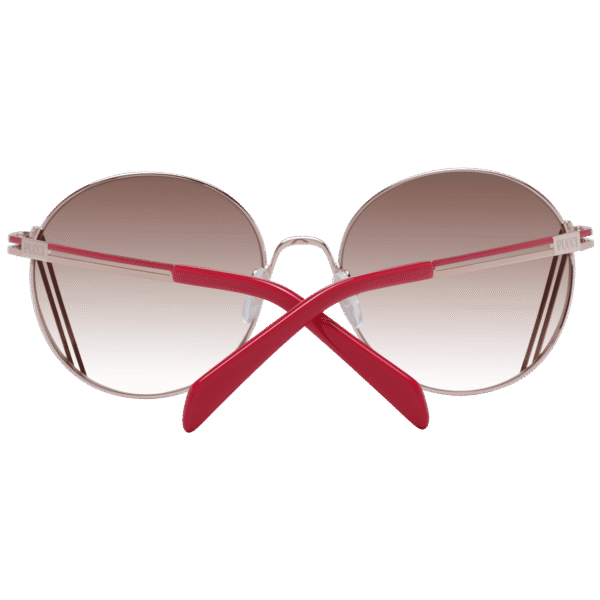 Rückansicht der Pucci Sonnenbrille EP0180 5828F – Metall Rahmen