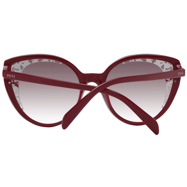 Rückansicht der Pucci Sonnenbrille EP0182 5866T – Kunststoff Rahmen