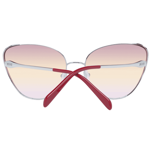 Rückansicht der Pucci Sonnenbrille EP0186 6116T – Metall Rahmen