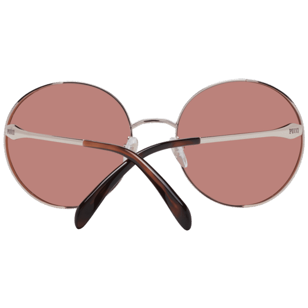 Rückansicht der Pucci Sonnenbrille EP0187 5628S – Metall Rahmen