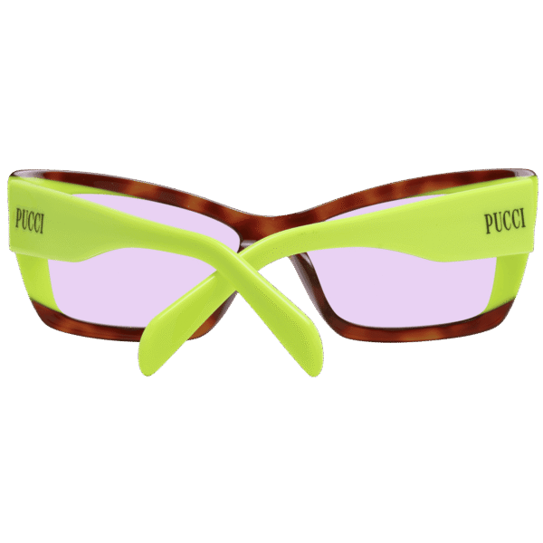 Rückansicht der Pucci Sonnenbrille EP0205 5453Y – Kunststoff Rahmen